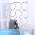 thumbnail image 3 of Scarf Hanger Closet Organizer Storage Belt Scarves Ringrings Holder Wall Display Tie Rack Hook Necktie Towel Loop, 3 of 6
