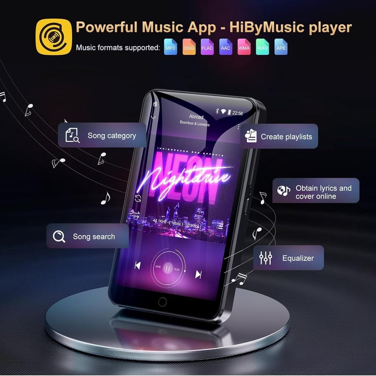 Oilsky 80GB MP3 Player with Bluetooth, WiFi, 4