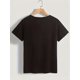thumbnail image 2 of Camiseta inspiradora para mujer - Estampado "Madres e hijas" con sentimiento, elástica, manga corta, cuello redondo - Negra con diseño floral. Ideal para adultos, hombres, mujeres, adolescentes, jóve, 2 of 4