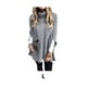 thumbnail image 5 of Sonducket Suéter chal cómodo a prueba de viento Tippet tejido ocio Casual bufanda elegante suéter Otoño Invierno calle suelta Accesorios de disfraces Gris L, 5 of 6