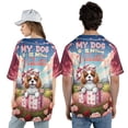 thumbnail image 5 of My Dog Is My Valentine Cute Cavalier King Charles Spaniel in Gift Box All Over Print 3D Baseball Shirt Dog Lover Gifts Softball Sport - 3006, 5 of 6