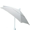 thumbnail image 4 of 9' Oct Home Patio Umbrella 8 Rib Crank Champagne Bronze with Black spun acrylic canopy, 4 of 9