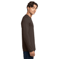 thumbnail image 5 of Gildan Men's Softstyle Long Sleeve T-Shirt, Crew Neck Modern Classic Fit Tee, Dark Chocolate, M, 5 of 5