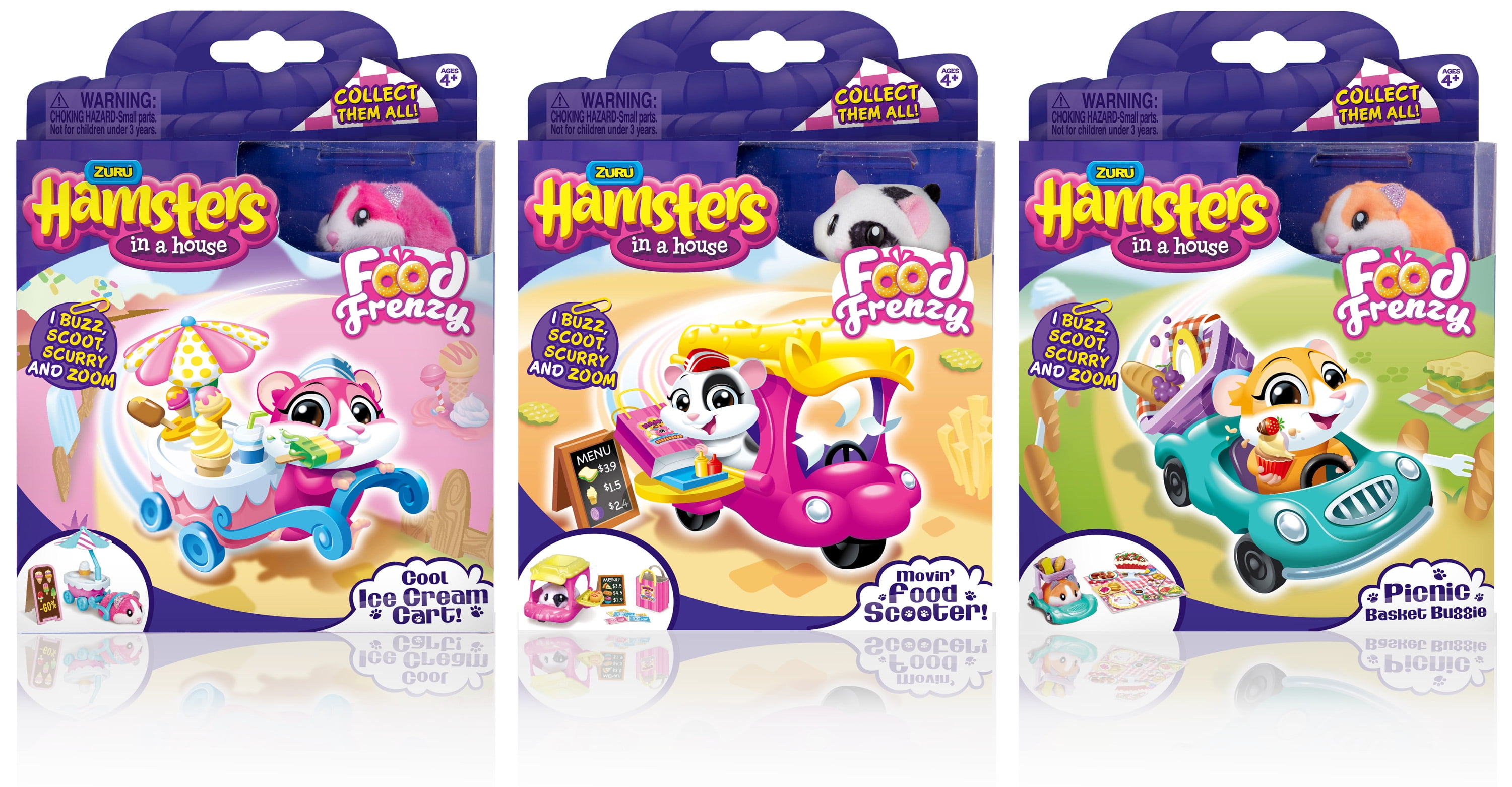 Hamsters In A House Series 2 Food Frenzy Hamster with Accessories