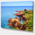 thumbnail image 2 of Esterel Rocks Beach Coast - Impression sur Toile Paysage, 2 of 4