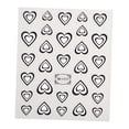 thumbnail image 4 of Pegatinas para decoración de uñas con forma de corazón jinwen accesorios para uñas negro, 4 of 8