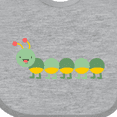 thumbnail image 4 of Inktastic Caterpillar 3 Boys or Girls Baby Bib, 4 of 4