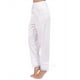 thumbnail image 2 of Txlixc Pantalones de Pijama Femeninos, Pantalones Largos de Cintura Elástica Alta con Ribete de Encaje de Color Sólido Ropa de Dormir para Mujer, S/M/L/XL/XXL Txlixc  Moda, 2 of 4