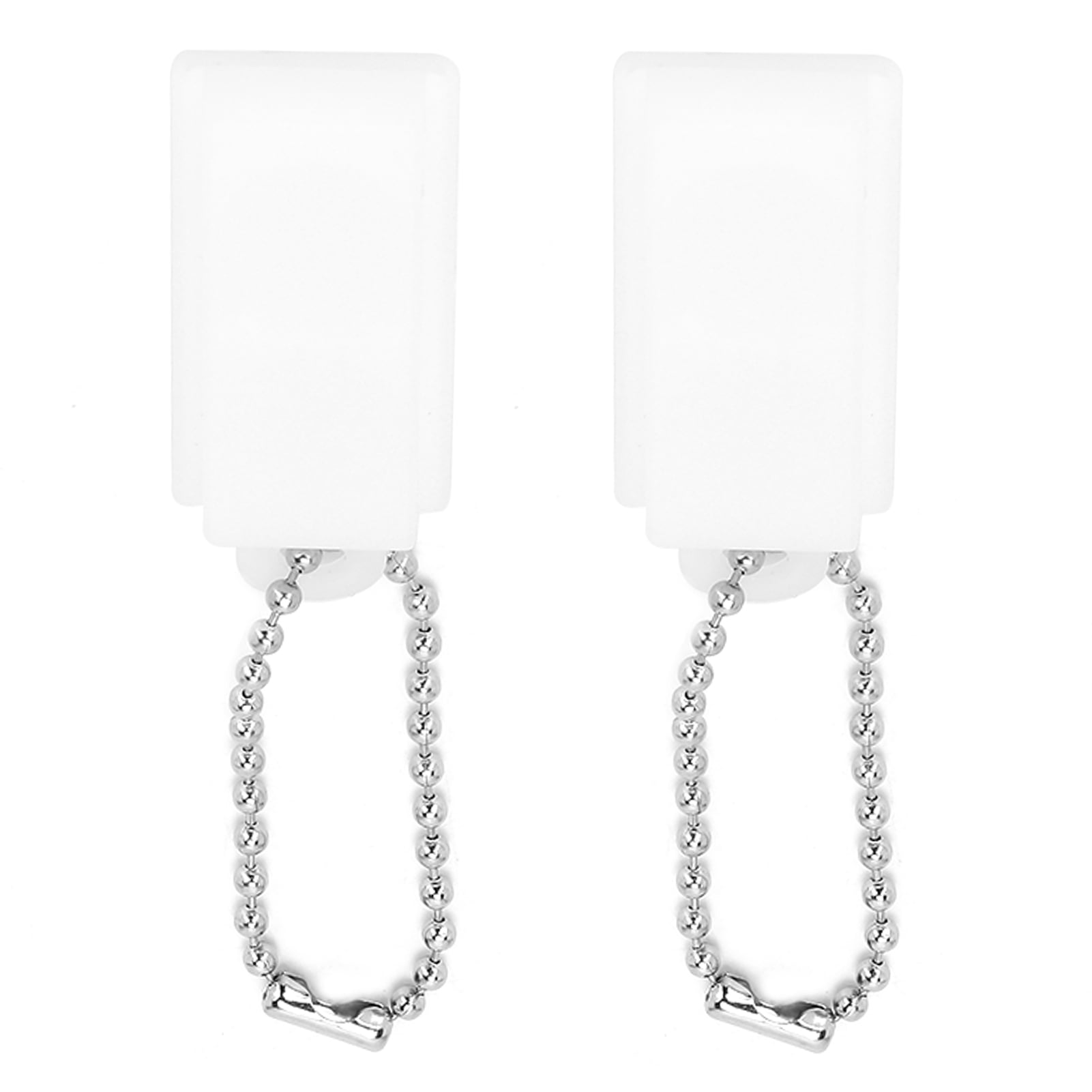 Fdit Plastic Hearing Aid Button Storage Case,2pcs Portable Hearing Aid Battery Caddy Plastic Button Storage Case Holder Box,Hearing Aid Button Storage Case