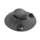 thumbnail image 5 of Sombrero de ancha para el , gorra con 2 ventiladores solares, cómodo, recargable, transpirable, portátil, gorra de pesca, sombrero gris, 5 of 8