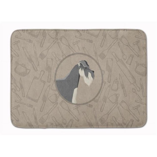 Carolines Treasures CK2206RUG Schnauzer Tapis en Mousse à Mémoire de Forme Lavable en Machine