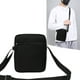 thumbnail image 1 of Bolso Bandolera para Hombre | Bolso de Hombro Informal de Estilo Coreano | Bolso Ligero para Actividades Al Aire Libre | Bolsa de Almacenamiento de Tela Negra de 23 X 20 X 8 Cm, 1 of 6