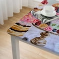thumbnail image 4 of BANET Table Cloth Premium Decorative Tablecover Rectangle Tablecloths Washable Dining, Parties &amp; Wedding Use - white, 4 of 7