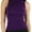 Purple, variant on ToBeInStyle Women's Turtleneck Fullback Sleeveless Tank Top