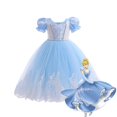 thumbnail image 1 of Vestido de princesa de hadas, disfraz de cenicienta, disfraz de cumpleaños, vestidos para niñas pequeñas, traje de encanto, vestido de fantasía para carnaval Fivean unisex, 1 of 2