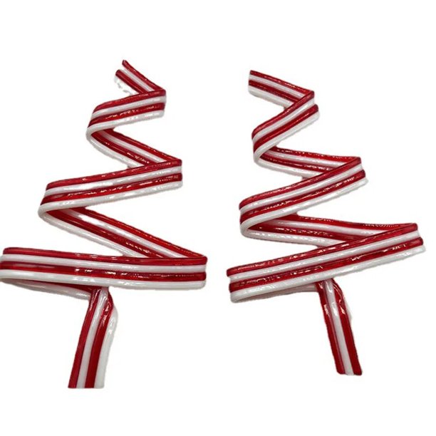 Caramelo de plástico para decoración navideña, bastón de caramelo de colores más grandes, ideal para regalo de Navidad y Año Nuevo, 2023