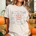 thumbnail image 5 of Gunia Halloween Tee Shirts Womens Pumpkin Graphic Print Short Sleeve Crew Neck Casual Loose Thanksgiving Tops T-Shirts Khaki S-3Xl, 5 of 6
