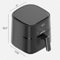 thumbnail image 2 of Air Fryer – 4 QT Compact Airfryer for Quick & Easy Meals in Minutes, Features Hi-Fry Technology for Extra Crisp, Touchscreen Controls with 4 Presets, Nonstick & Dishwasher Safe Basket - Black, 2 of 7