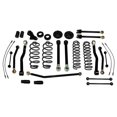 thumbnail image 1 of Fits 2007-2018 Jeep Wrangler JK Tuff Country Lift Kit Suspension 44002 4 Inch Front Lift; 4 Inch Rear Lift; Without Shock Absorbers In Kit - Shock Change Necessary; Black Components, 1 of 4