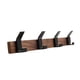 thumbnail image 5 of Gancho de pared para abrigos Gancho de pared para abrigos Soporte de almacenamiento Gancho de madera para ropa Percha de pared de madera para Cuatro ganchos, 5 of 9