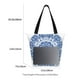 thumbnail image 3 of Balery Blue Watercolor Bolsa de Hombro con Diseño, Bolsa Grande y Duradera, Bolsa Versátil para Compras, 3 of 6