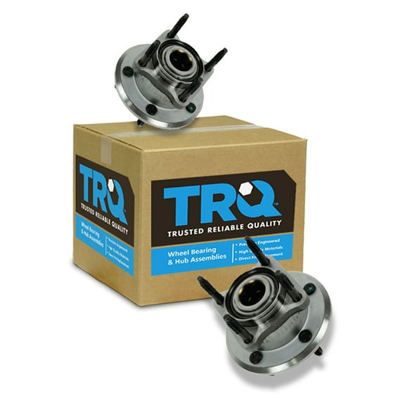 TRQ Wheel Bearing & Hub Assembly Rear Pair for Jeep Commander Grand Cherokee BHA53698