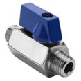 thumbnail image 3 of Stainless Steel Ball Valve - 1/4 Inch Npt Thread Male Mini Ball Valve, 3 of 5