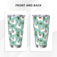 thumbnail image 2 of Llama and Cactus Tumbler 20oz Animal Stainless Steel Vacuum Insulated Tumblers with Lid and Straw Green Travel Coffee Mug Tea Wine Cups Water Bottle Gifts for Women Llama Lovers, 2 of 6