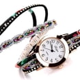 thumbnail image 3 of Toyfunny Watches Women Popular Quartz Watch Bracelet Flower Gemstone Wristwatch, 3 of 3