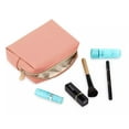 thumbnail image 3 of PU Leather Makeup Bag, Portable Travel Cosmetic Pouch and Toiletry Organizer for Purse and Daily Beauty Storage, TIKA, 3 of 6