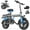 T1Plus-Gray-25MPH, variant on 14 Inch Folding Electric Bicycle, 560W Adult Electric Bicycle, 48V 10.4Ah, Maximum Range of 32 Miles, Dual Disc Brake Safety System, 3-Speed Riding, Front Fork with Shock Absorption, Black