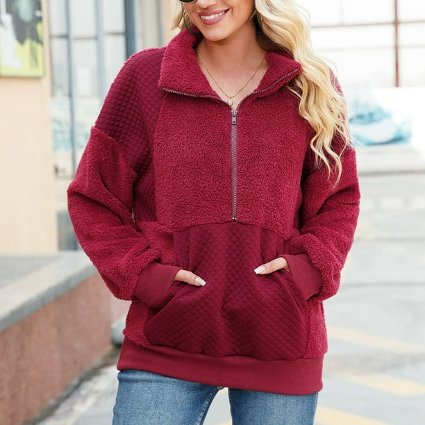 Sudadera con capucha afelpada para mujer, sudadera con capucha de