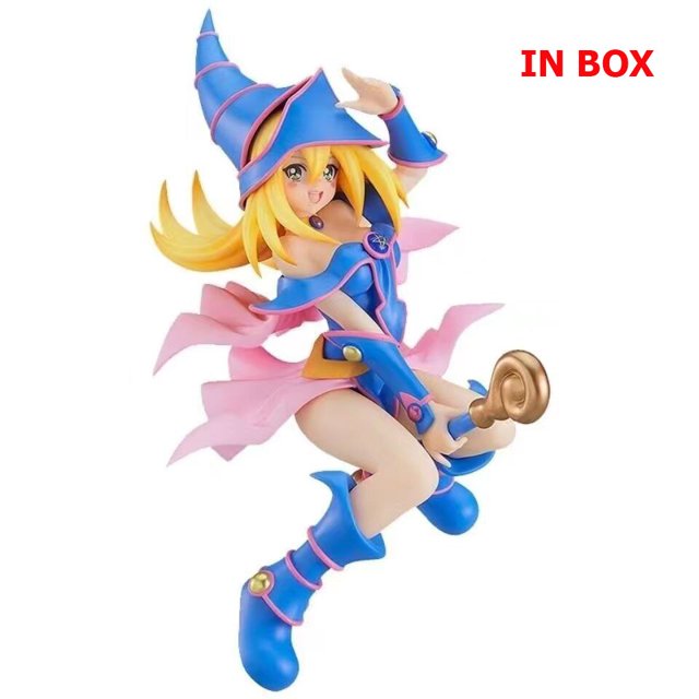 ¡17cm yu-gi-oh! Figura de Duel Monsters Yami Yugi ATEM / Dark Magician Girl Mana, modelo de figura de Anime de PVC, muñeco de juguete, regalo Gong Bohan LED