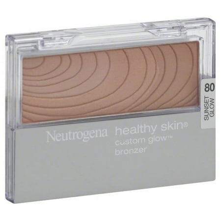 Neutrognea Healthy Skin Ctom Glow Bronzer, Sunset Glow 80, 0.31 oz