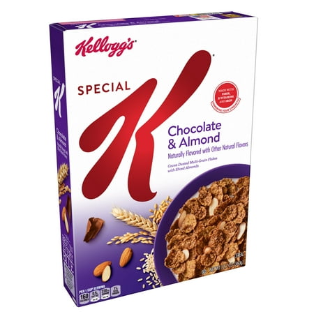 (2 Pack) Kellogg's Special K Breakfast Cereal, Chocolate Almond, 12.7 (Best Special K Cereal)