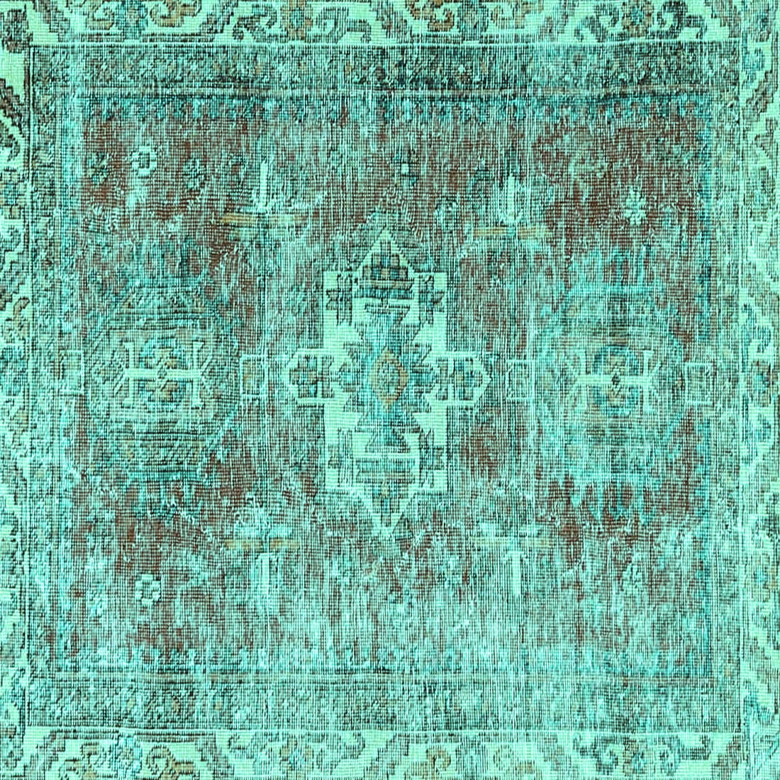 Turquoise Rug Texture Ahgly Company Indoor Square Persian Turquoise Blue Traditional Area ...