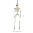 thumbnail image 3 of Halloween Skeletons, Posable Skeletons, 2 Pack 15 Inch Adjustable Movable Joints Skeleton Decoration Set, Realistic Durable Plastic, Halloween Party Decor, 3 of 9