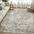 thumbnail image 6 of SIXHOME 12'x15' Area Rugs for Living Room Modern Abstract Area Rugs Machine Washable Rugs Soft Neutral Carpet Rugs for Bedroom Dining Room Office Aesthetic Home Decor Non Slip Rug Taupe Gray, 6 of 8