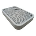 thumbnail image 1 of Caja de para gatitos, tabla para pies, se mantiene ordenada, antideslizante, fácil de limpiar, lavable, práctica, portátil, accesorio para caja Gris claro, 1 of 8