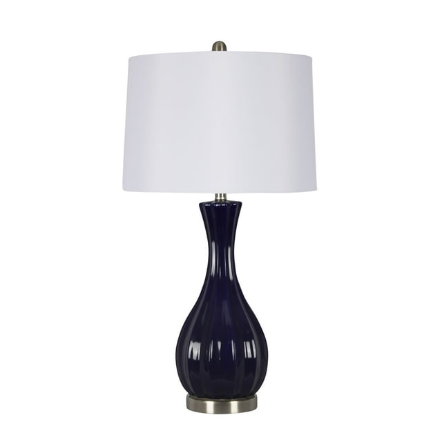 Sagebrook Home Lampe de Table en Céramique 29 Pouces, Bleu