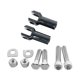 thumbnail image 2 of Soporte de montaje de pedal de clavija para reposapiés de trasero para 2000-2018 Negro Sharpla Reposapiés Soporte del pedal, 2 of 6