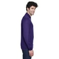 thumbnail image 3 of CORE365 88192 Men's Pinnacle Performance Long Sleeve Piqué Polo-Campus Purple-XL, 3 of 3