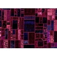 thumbnail image 1 of Ahgly Company Indoor Rectangle Patchwork Pink Transitional Area Rugs, 5' x 8', 1 of 4