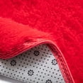 thumbnail image 3 of Fluffy Area Carpets For Bedroom Super Soft Shaggy Rugs Indoor Modern Plush Area Rugs For Bedroom Kids Room(15.7"x23.6") Red, 3 of 3