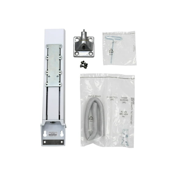 Ergotron StyleView SV HD Monitor Kit - Mounting component (lift mechanism) - for All-In-One - medical - white - screen size: up to 27" - cart mountable
