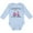AE-Light Blue, variant on Inktastic Grandpa's Little Farmer- Pink Tractor and Flowers Boys or Girls Long Sleeve Baby Bodysuit