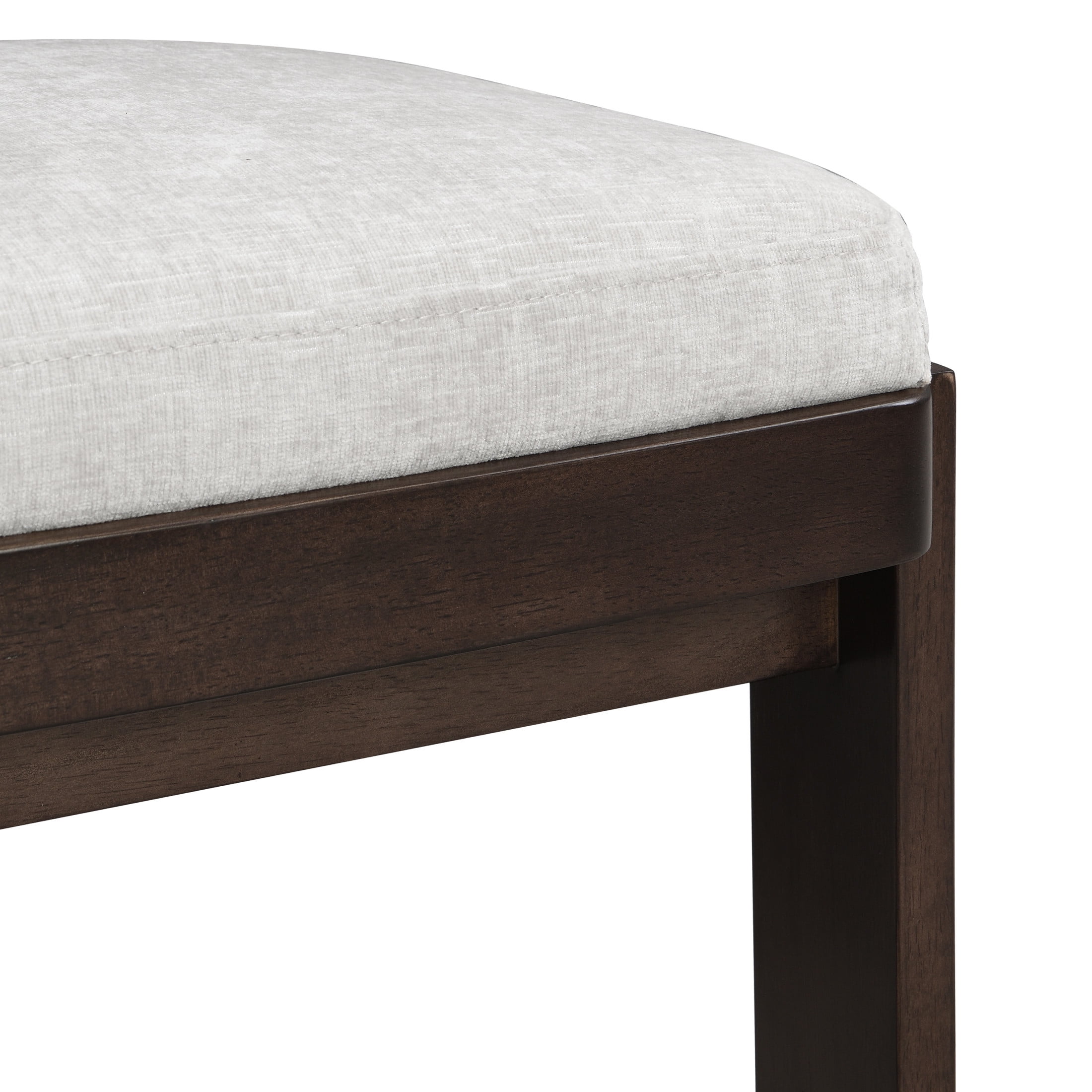 Christopher Knight Home Modern Chenille Upholstered Dining Chairs, Grey, Solid Wood, Set of 2