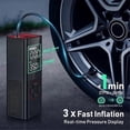 thumbnail image 2 of Tire Inflator Portable Air Compressor-160PSI for Car,Air Compressor Tire Inflator for Car Tires,Balls,Inflatables, 2 of 5