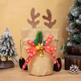 thumbnail image 3 of Christmas Doll Bag Mini Wrap Bags with Drawstring for Holiday Parties - Reusable Candy Shaped Decorative Packaging for Children, 3 of 3