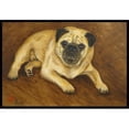 thumbnail image 1 of Carolines Treasures MH1062MAT Fawn Pug Roscoe Tapis Intérieur & Extérieur - 18 x 27 Po., 1 of 4